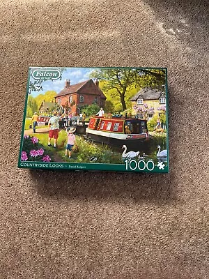 Falcon Delux Jigsaw Puzzles 1000 Piece Countryside Locks • £1.99