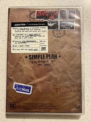 Simple Plan - “a Big Package For You” 1999-2003 - Dvd - Like New • $8.93