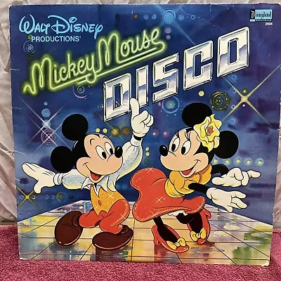 Walt Disney Mickey Mouse Disco Vinyl LP 12  Record 2504 Vintage 1979 Cool! • $16