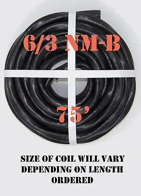 6/3 NM-B X 75' Southwire  Romex®  Electrical Cable • $291.71