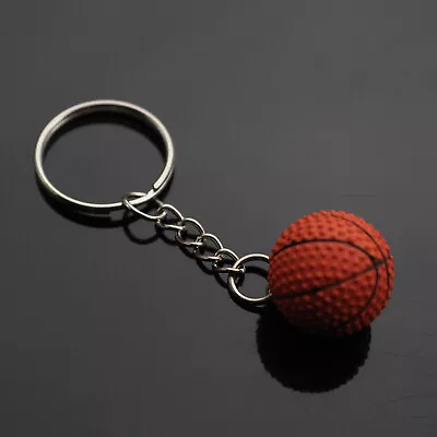 Mini Basketball Keychain Key Ring Pendant Charm High School Player Coach Gift • $6.99