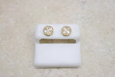 10KT Yellow Gold .53 Diamond Men's Earrings • £655.61