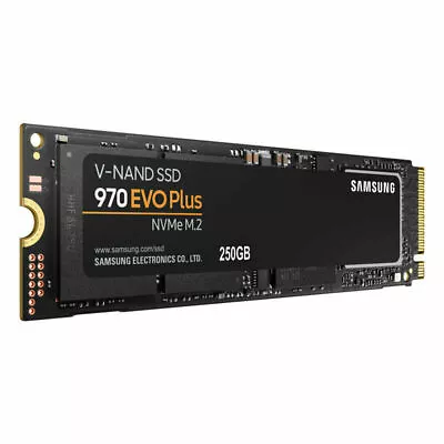 SAMSUNG 250GB 970 EVO Plus Solid State Drive SSD Internal NVMe M.2 PCIe 3.0 NEW • $142.54