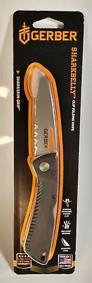 Gerber Sharkbelly 3-1/4  Clip Folding Knife Sharkskin Grip Made In USA • $31.87