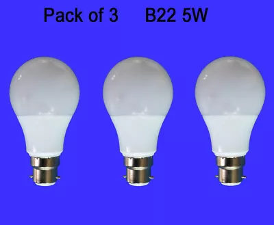 3pcs B22 LED Light Bulb 12-24V 5W Globe Bulb RV Boat Solar Lamp Equivalent 60W H • $29.58