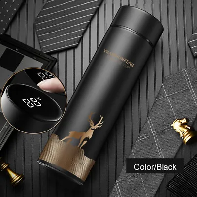 $25.29 • Buy LED Insulated Travel Coffee Mug Cup Thermal Flask Vacuum Thermos Stainless Steel