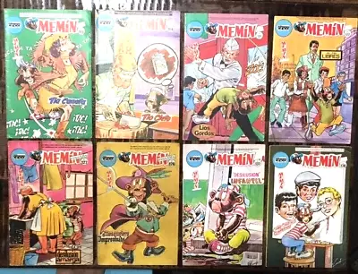 8 Memin Pinguin Spanish Comics Lot 113 To 138 (1982) Puerto Rico Paquines • $28