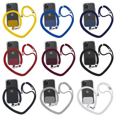 Adjustable Length Cell Phone Lanyard Neck Strap For IPhone 15 14 13 12 Pro Max • $7.99