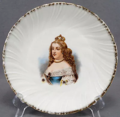 Victoria Austria Marie Thesese Madame Royal Portrait 8 1/2 Inch Antique Plate • $20