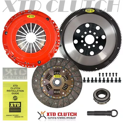 Xtd Stage 1 Clutch & 9lbs Flywheel Kit Corrado Golf Vr6 2.8l Sohc • $178.65