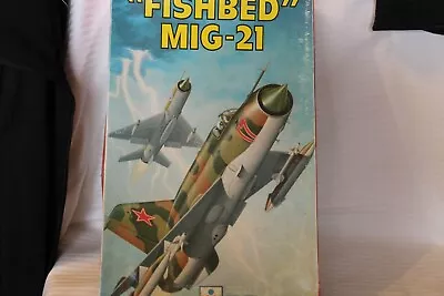 1/48 Scale ESCI MiG-21 Fishbed Jet Model Kit #4090 BN Open Box • $45