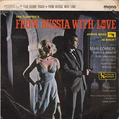 From Russia With Love (7  EP 1963) UEP1011 James Bond OST John Barry EX • £25
