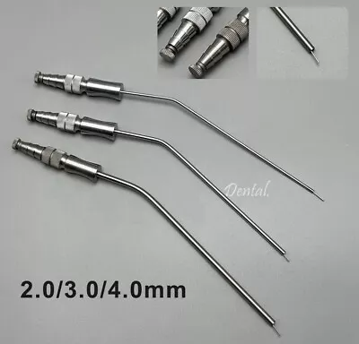 Dental Aspirator Ferguson Frazier Suction Tube Surgery Lab Tool S.S Pipe 2/3/4mm • $9.50