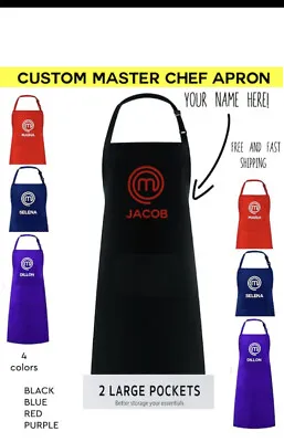 Custom Master Chef Apron • $17.99