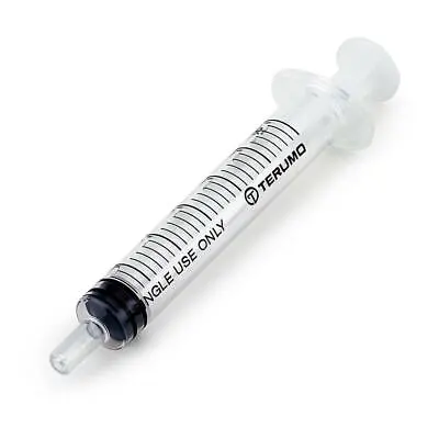 $14.99 • Buy Terumo Luer Slip Tip Syringes 3ml 5ml 10ml Plastic Disposable Syringe