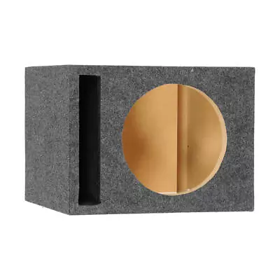 10 Inch Ported Subwoofer Box Heavy Duty 3/4” MDF | 10” Vented Sub Grey Enclosure • $59.50