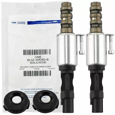 2PC Camshaft Timing Solenoid Valve For 04-10 Ford F-150 Expedition 4.6L 5.4L VCT • $44.46