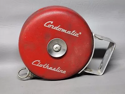 Vtg Red Cordomatic Clothesline Reel  • $25.50