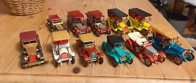 Matchbox Models Of Yesteryear Collection Of Eleven Unboxed Model Vehicles  • £3.20