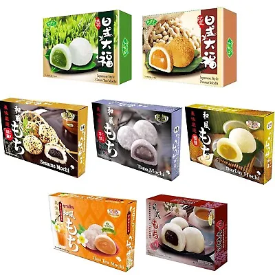 Japanese Style Mochi Daifuku Sweet Rice Cake Snacks 210g (6 Packs 5 Flavours) • £18.99