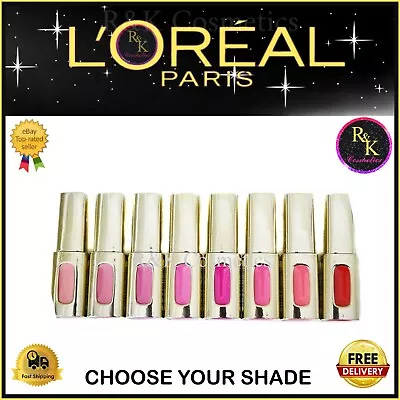 L'Oreal L'Extraordinaire Lip Gloss - Choose Your Shade NEW SEALED • £3.95