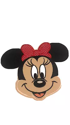 Iron On Minnie Mouse 8in X 7.2in Transfer Patch Sewing Clothes Diy Head • £8.49