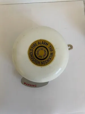 WILKINSON Fire Alarm Detector Metal Round Retro - Vintage EVERED MADE IN ENGLAND • $14.98