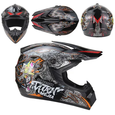 Motorcross Dirt Bike ATV Off Road MTB Motorcycle Helmet Racing Full Face DOT M • $61.25