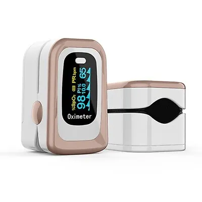 Blood Oxygen Saturation Fingertip Pulse Oximeter Spot Check OLED Health Monitor • £10.99