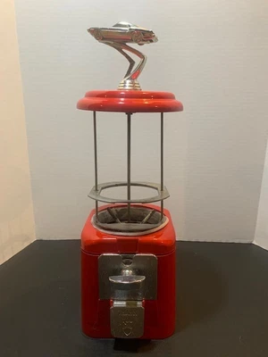 $101 • Buy Vintage Oak Acorn No Globe Gumball Candy Nut Vending Machine To Restore