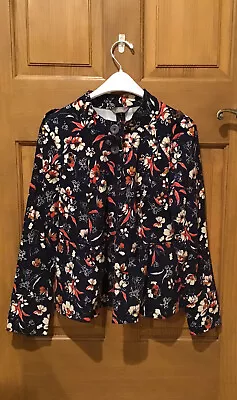 Motto Peplum  “Sueded” Floral Jacket Womens’ SZ MEDIUM • $8