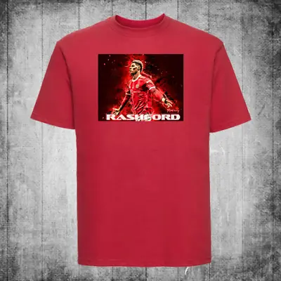 Rashford Art T-shirt Marcus Man Utd Fans Manchester Valentines Day Present Gift • £12.99