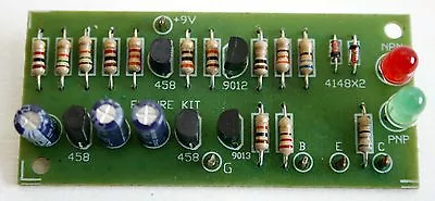 Basic In Circuit Transistor Tester NPN / PNP 2 X LED [ Unassembled Kit ] • $5.60