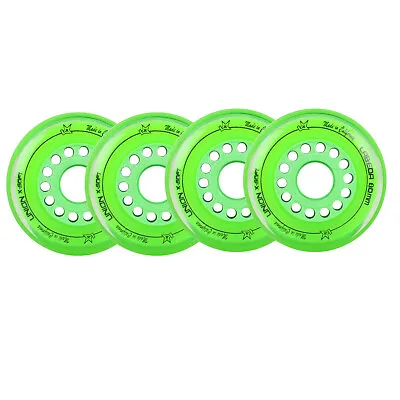 Labeda Inline Roller Hockey Skate Wheels Union Green 80mm Set Of 4 • $47.96