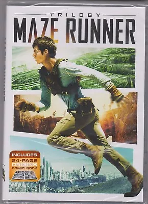 Maze Runner Trilogy DVD NEW Includes Comic Book • $17.99