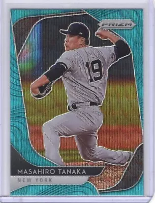 2020 Panini Prizm Teal Wave Prizm #130 Masahiro Tanaka New York Yankees • $1.74