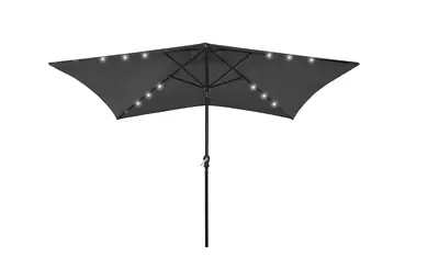 VidaXL Cantilever Umbrella With LED Lights&Steel Pole 300/350cm Multi Colours • $150