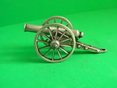 Miniature Pewter Metal Artillery Military Cannon • $11.19