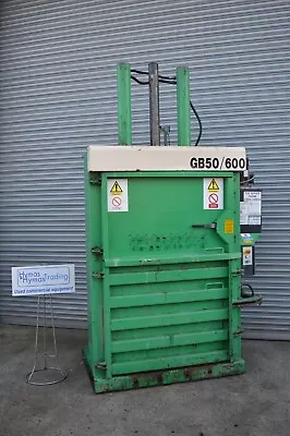 Bramidan B50 Waste Cardboard Plastic Baler MILL SIZE EURO PALLET BALE 415v • £3400