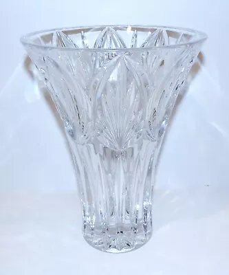 Exquisite Large Waterford Crystal Beautifully Cut Flared 10  Vase • $184.99