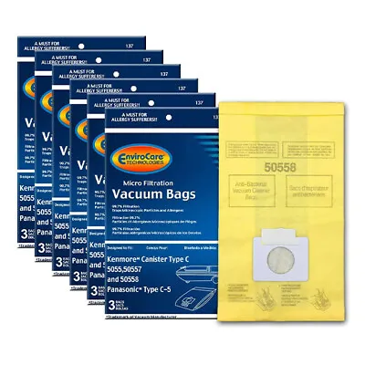 18 Kenmore Canister Type C Sears Vacuum Bags Canister Panasonic Vacuum Cleaner • $19.99