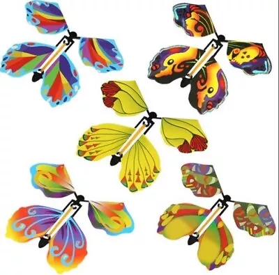 Butterfly Magic Flying Card Greeting Cards  10x New Exclusive Gift Birthday Toy • $9.25