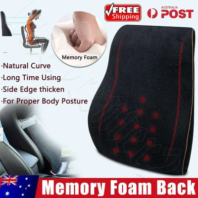 $22.65 • Buy Lumbar Support Pillow For Office Chair Car Lumbar Pillow Lower Back Pain Relief