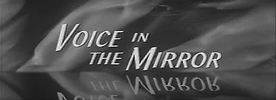 Voice In The Mirror 1958 (dvd) Richard Egan Julie London Walter Mattheau • $15.99