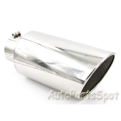 For Ford Dodge Chevy Stainless Steel Exhaust Tip 5  Inlet - 8  Outlet - 18  Long • $39.60