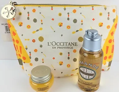 L'Occitane Immortelle Divine Cream + Almond Shower Oil 2.5fl.oz. Travel Gift Set • $14.95