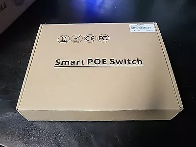 Unbranded 4 Port High Powered Smart POE Switch New In Box. • $21.25