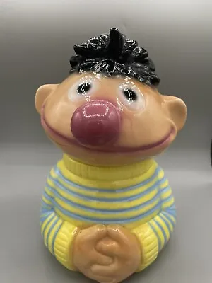 Vintage Sesame Street  Ernie  Cookie Jar Muppets Inc Jim Henson • $40