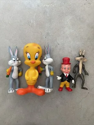 1968 R. Dakin Warner Bros. Looney Tunes  Figure LotElmer Fudd Bugs Tweetie • $28