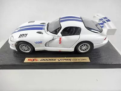 New Maisto Special Edition 1997 Dodge Viper GTS-R - 1:18TH Scale Die-cast  • $32.99